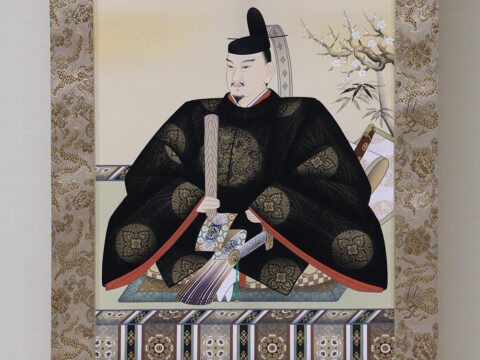 天神様　掛軸　神田有記