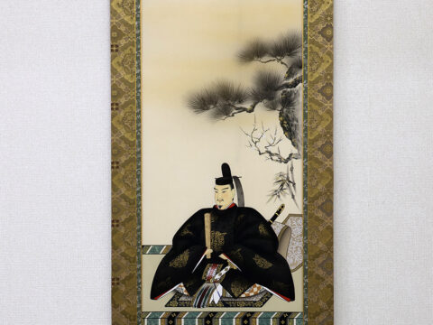 天神様　掛軸　渡辺孝二