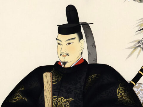 天神様　掛軸　渡辺孝二