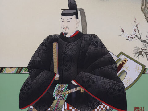 天神様　額装　F6