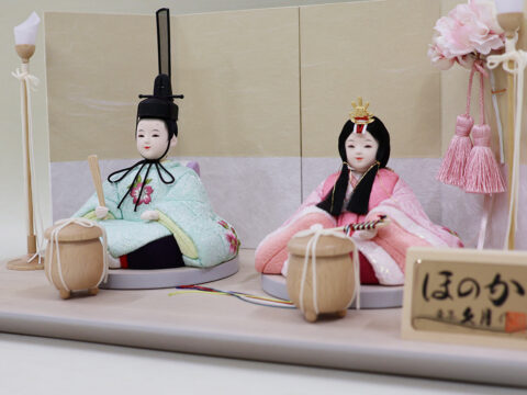 雛人形　木目込み親王飾り　ほのか　久月