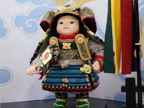 【吉徳大光】五月人形　鎧着大将飾り 「海」 幸一光作