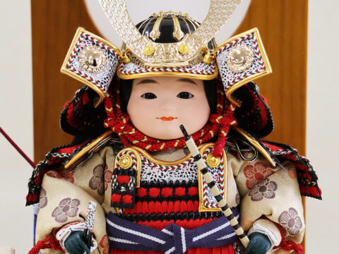 【吉徳大光】五月人形　鎧着大将飾り 「初陣」 清村好英作