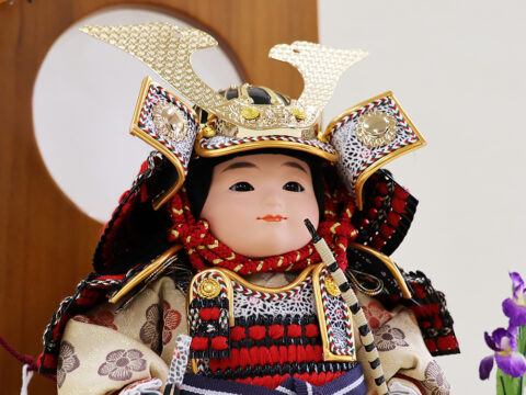 【吉徳大光】五月人形　鎧着大将飾り 「初陣」 清村好英作
