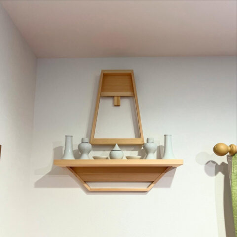 モダン神棚セット 桧