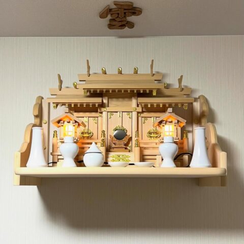 ヒノキ 神棚セット