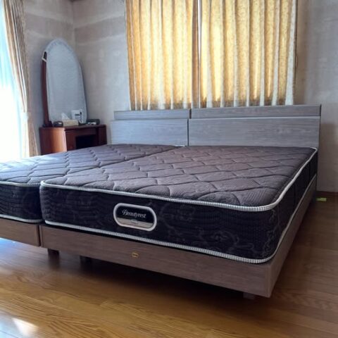 シモンズベッド　ツインベッド