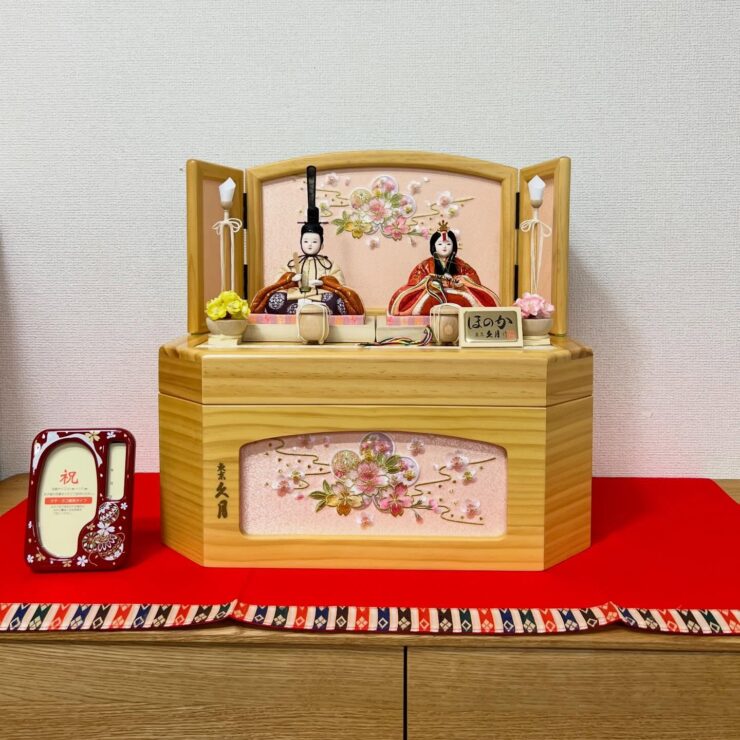 ひな人形　木目込み親王飾り　久月　