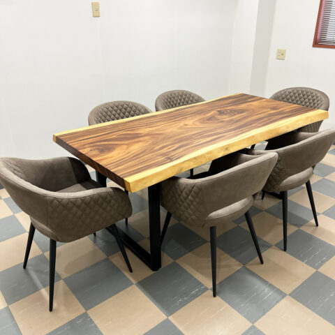 一枚板テーブル　モンキーポッド1800