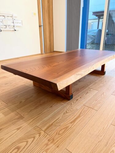 一枚板テーブル　欅1800