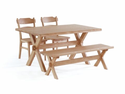 天然木ダイニングテーブルセット　キオリ