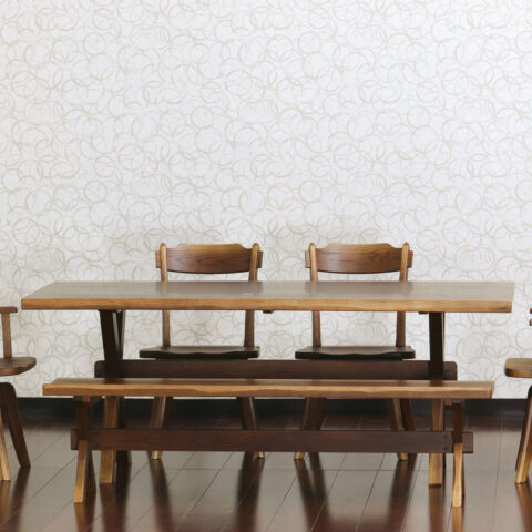 天然木ダイニングテーブルセット　キオリ